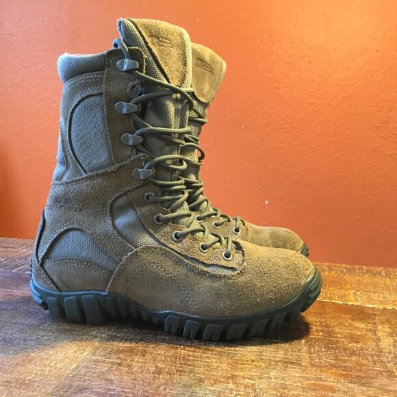 Belleville 693 Waterproof Military Assault Flight Boot Mens 5.5 R Sage AF Green - Picture 2 of 11